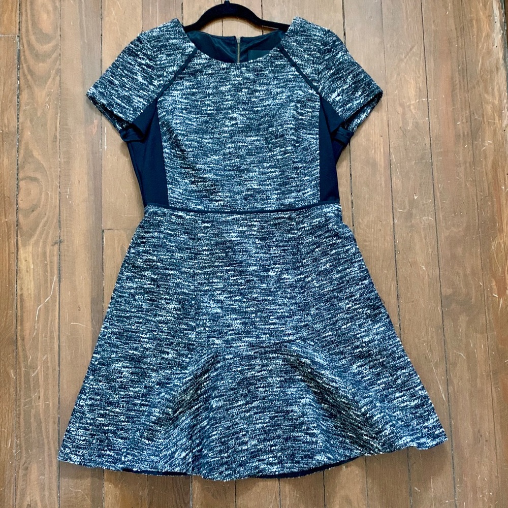 J. Crew tweed fit and flare dress